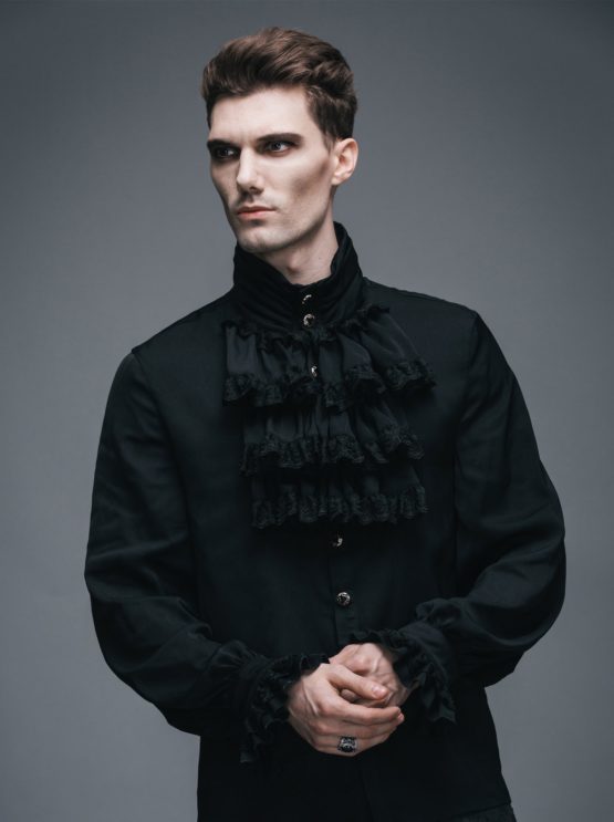 gothic shirt black