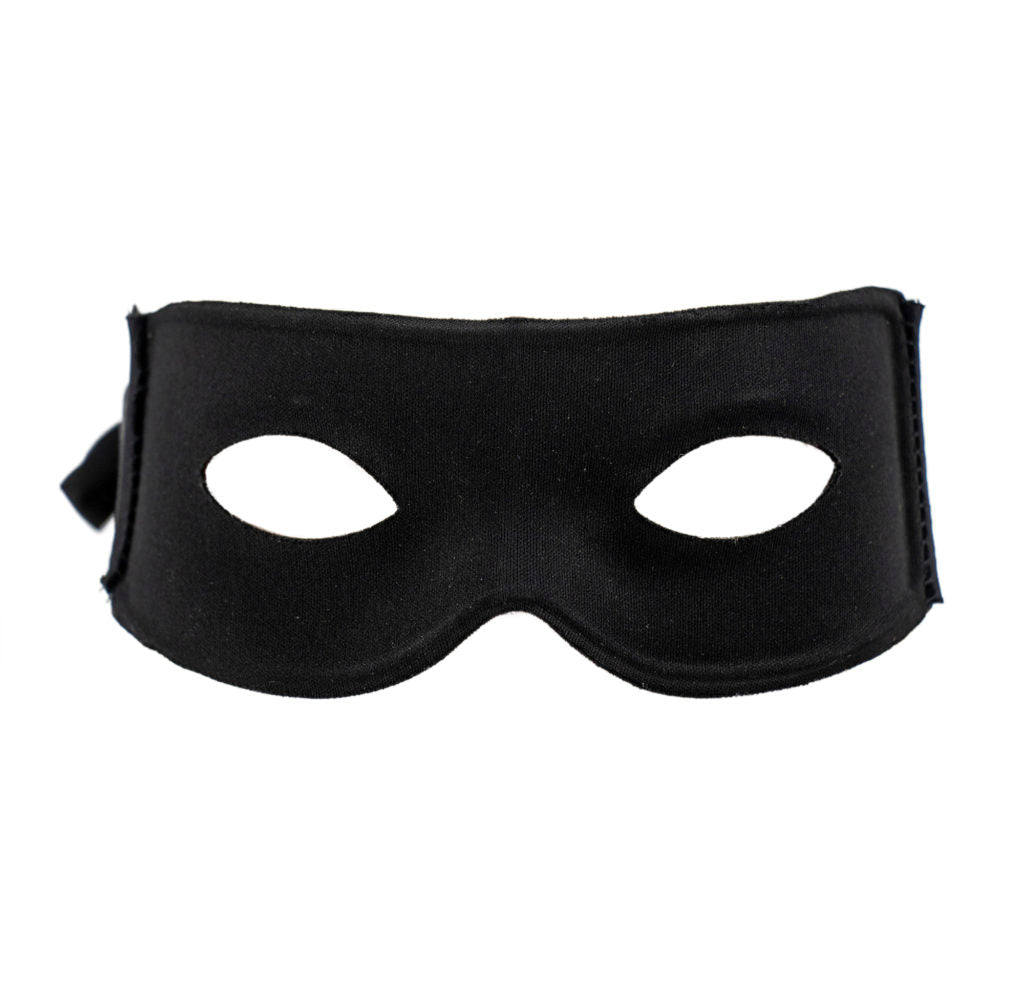 black burglar masquerade mask