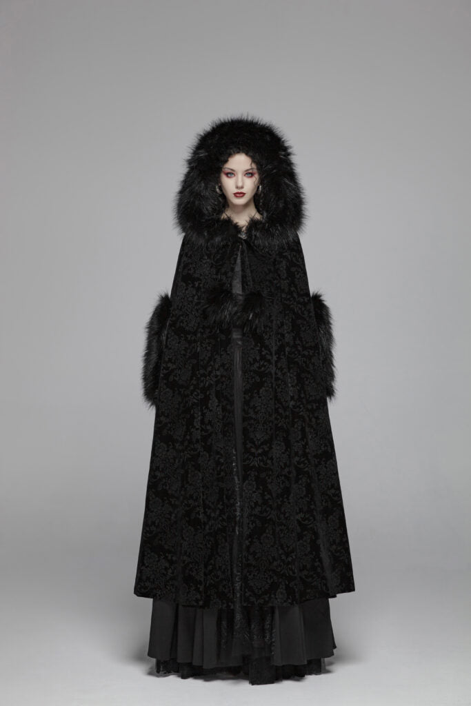 long black gorgeous gothic cloak
